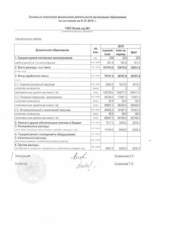 Полугодовой отчет