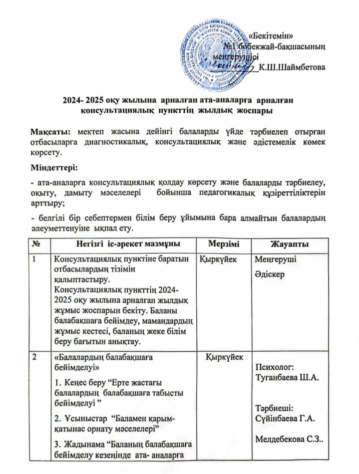 консультациялық пункт